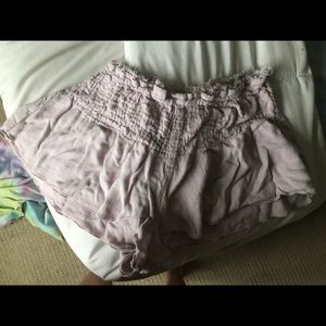 Free people Lavender Soft Shorts
